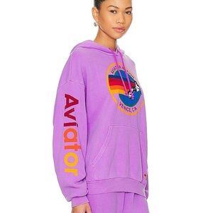 Aviator Nation Relaxed Pullover Hoodie